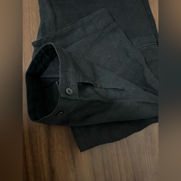 Lauren Ralph Lauren black linen cargo pants size 8 - Picture 11 of 16